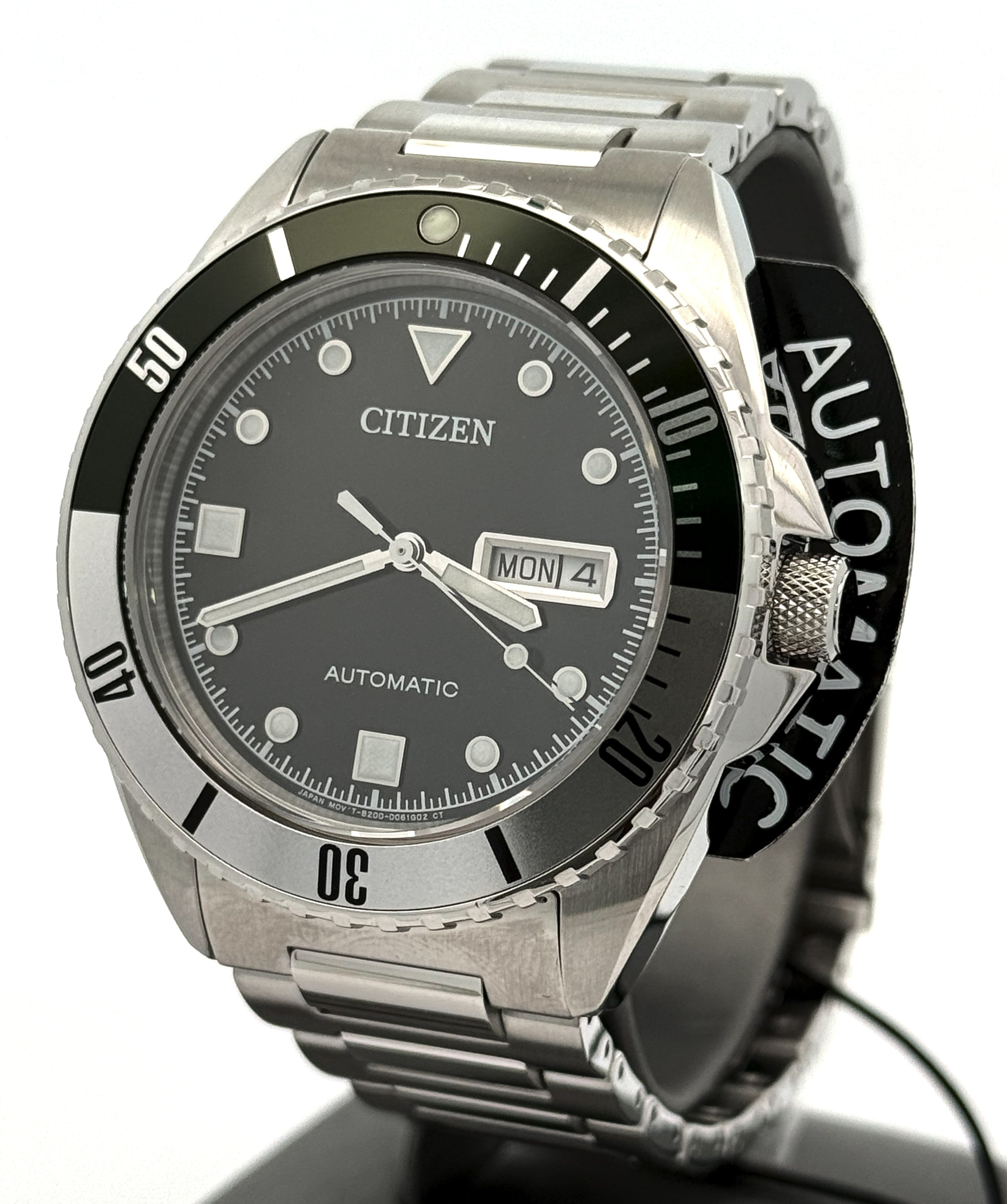 Citizen Sport Automatic Stainless Steel Black dial 42mm Watch, NH7531-