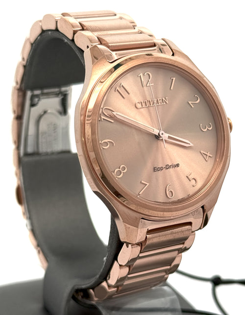 Citizen Weekender Eco Drive 35mm Stainless Steel pink dial Watch, EM0758-58X