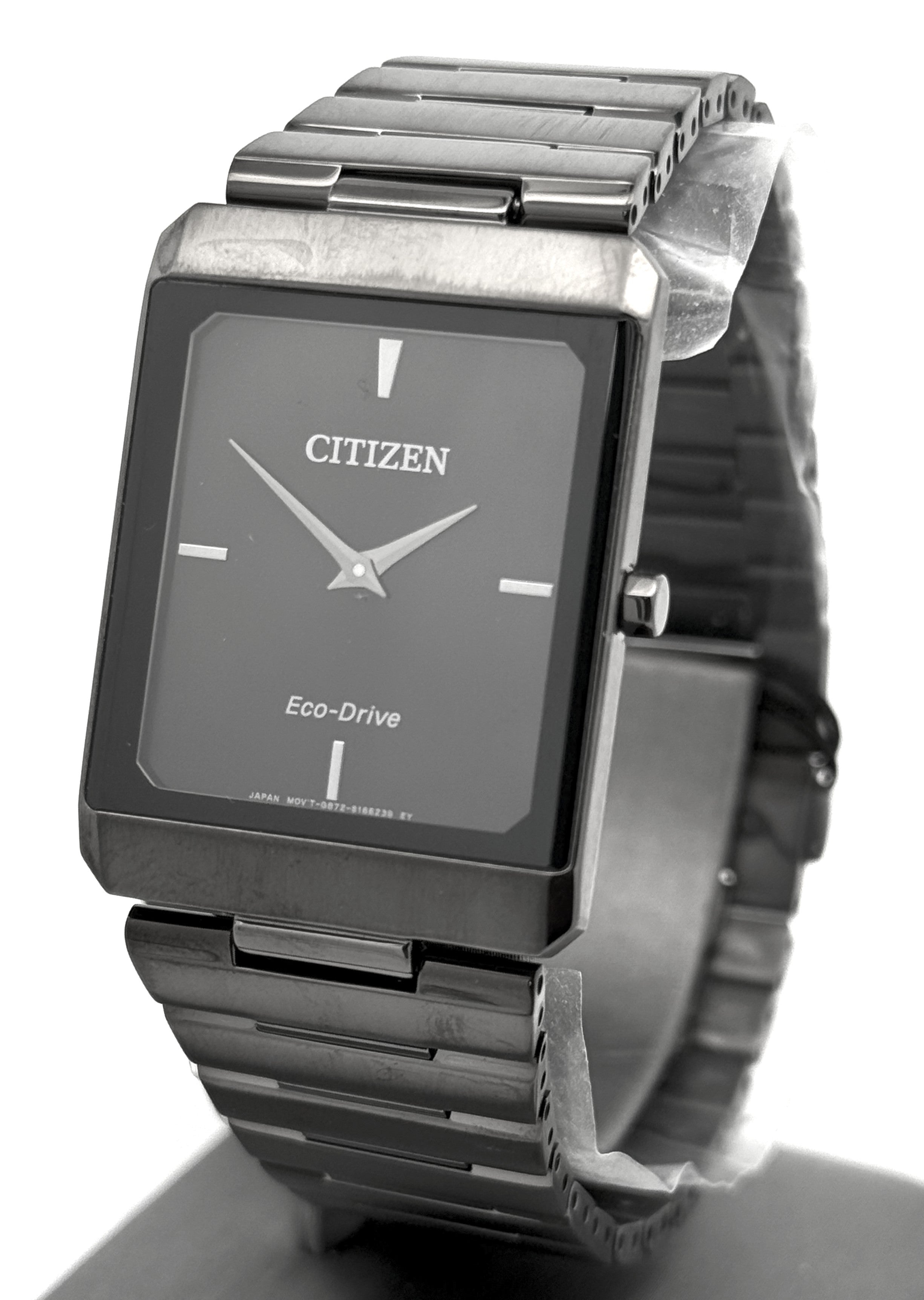 Citizen Stiletto Eco Drive Stainless Steel Black dial 28mm Watch, AR31