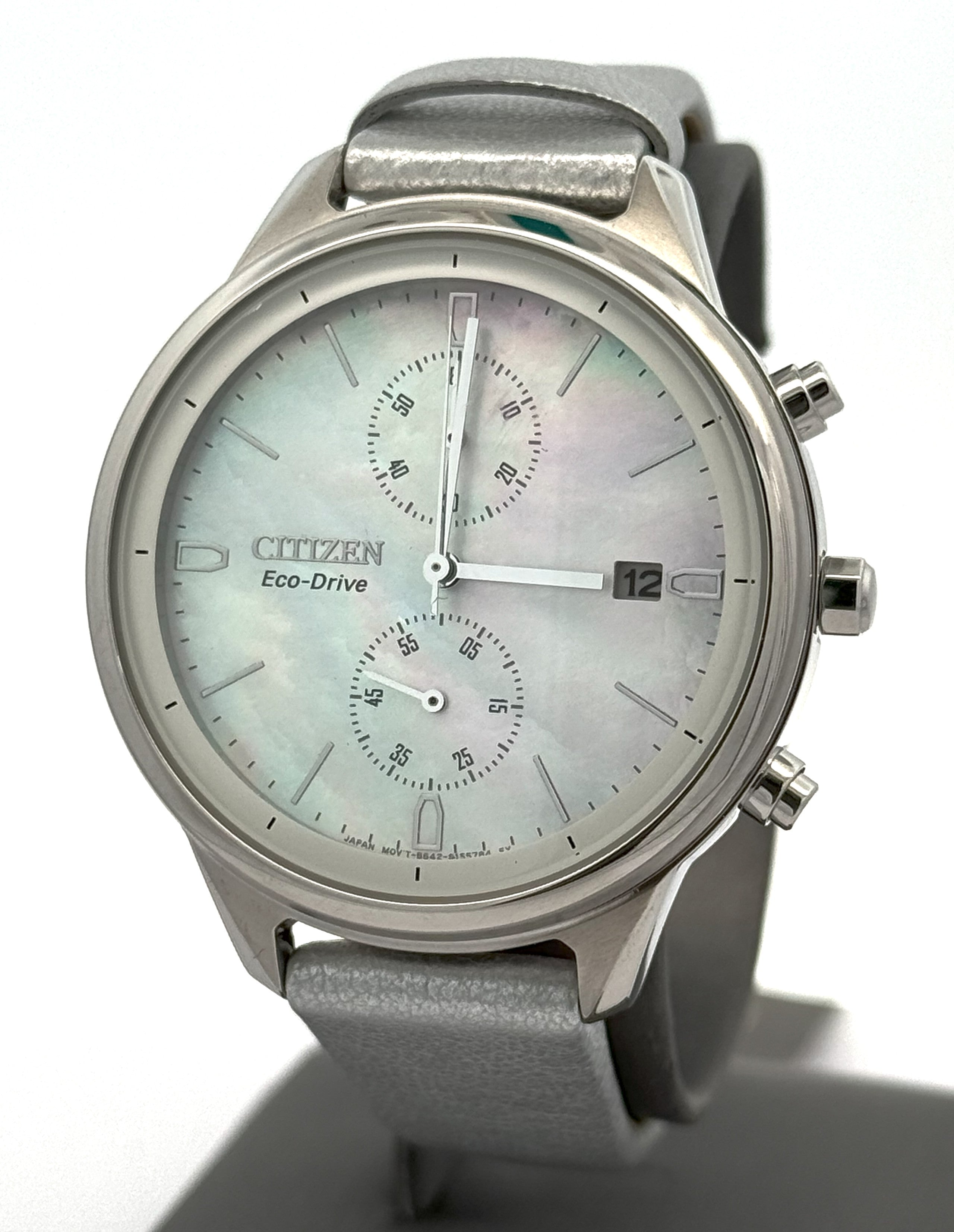 Citizen Chandler Eco Drive 39mm White Dial Watch, FB2000-03D