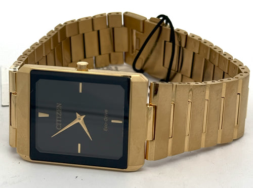 Citizen Stiletto Eco Drive Stainless Steel black dial 28mm Watch, AR3102-51E