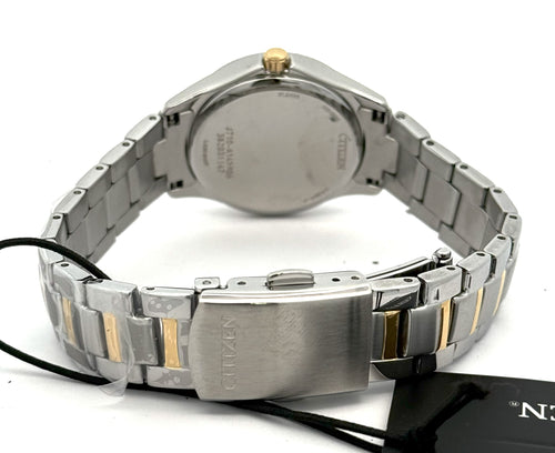 Citizen Crystal Eco Drive silver tone 30MM Ladies Watch, FE1146-71A