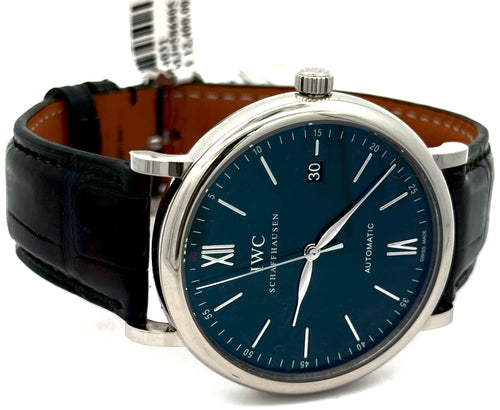 IWC Portofino Automatic Watch 40MM Blue DIAL - IW356512, S14031