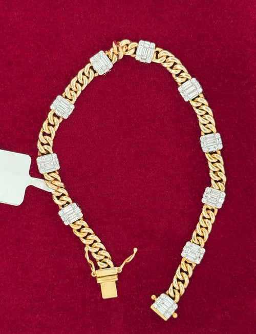 14k Yellow Gold 2.65CT Lady Diamond Tennis Bracelet, 7", 15.2G S108588