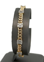 14k Yellow Gold 2.65CT Lady Diamond Tennis Bracelet, 7", 15.2G S108588