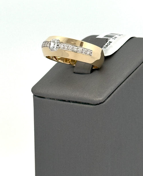 14k Yellow Gold 0.85 CT Diamond Men's Ring, S108590