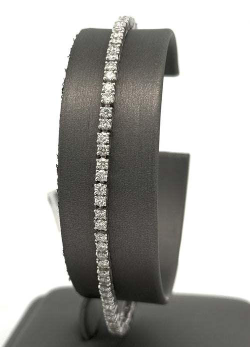 Platinum 3.50CT Diamond Tennis Ladies Bracelet, 10.4g, 7,5", S16501