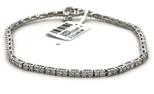 Platinum 3.50CT Diamond Tennis Ladies Bracelet, 10.4g, 7,5", S16501