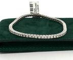 14k White Gold 4.75 CT Diamond Tennis Bracelet, 7.5", 14.3g, S106265