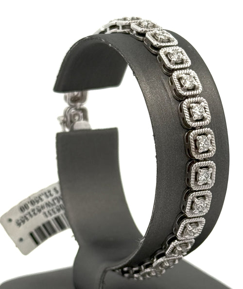 14k White Gold 3.50 Ct Diamond Tennis Bracelet, 20g, 7", S105331