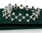 14k White Gold 2.75CT Bezel Diamond Bracelet, 19.4g, S108086