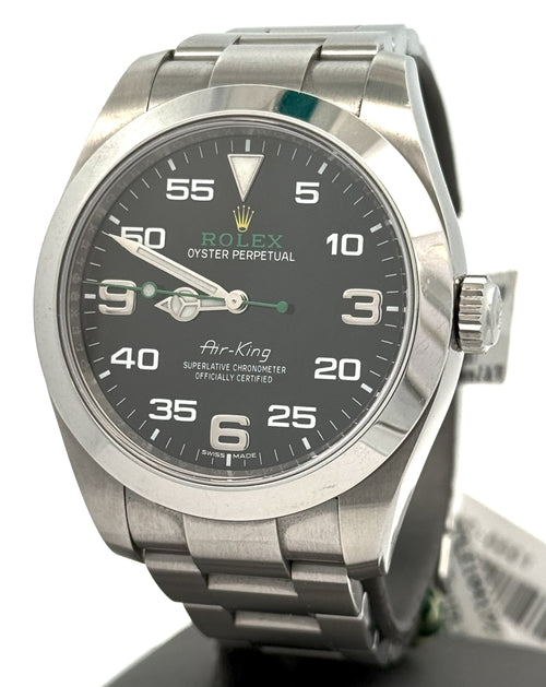 Pre-owned Rolex Air King 116900 - 2017 - Black Dial - Stainless Steel, S108292