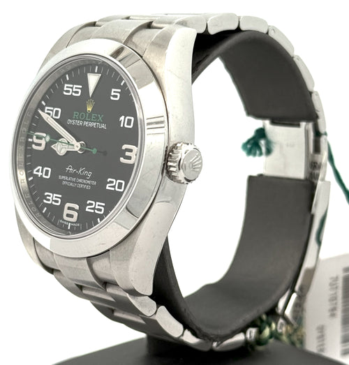 Pre-owned Rolex Air King 116900 - 2017 - Black Dial - Stainless Steel, S108292