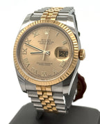 Pre-Owned Rolex Datejust 116233, 18K Yellow Gold Stainless Steel Watch 36mm, S16082