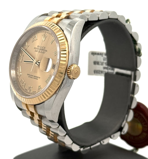 Pre-Owned Rolex Datejust 116233, 18K Yellow Gold Stainless Steel Watch 36mm, S16082