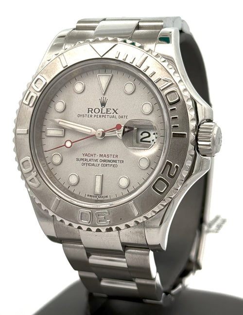 Pre-Owned Rolex Yacht-Master 116622 Platinum Bezel 40mm Watch, S108139