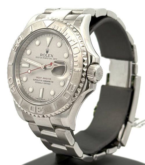 Pre-Owned Rolex Yacht-Master 116622 Platinum Bezel 40mm Watch, S108139
