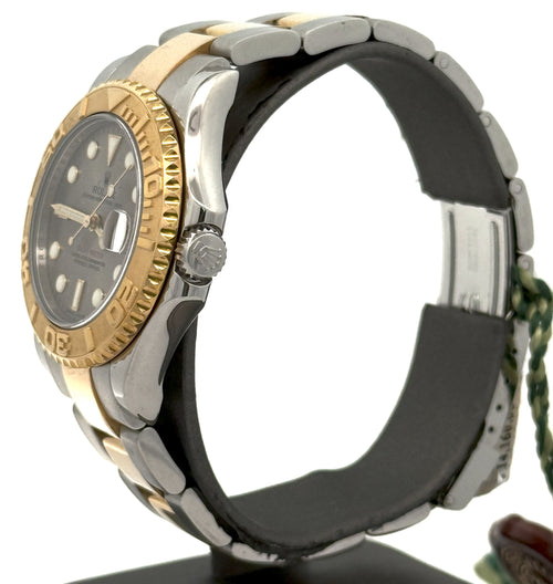 Pre-Owned Rolex Yacht-Master 168623 Yellow Gold & Steel 35mm Midsize Watch, S106972
