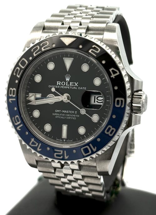 Pre-Owned Rolex GMT-Master II 126710BLNR Batgirl, Stainless Steel Watch 40mm, S108312