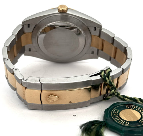 Pre-Owned Rolex Datejust 41mm 2 tone 18k Yellow Gold Watch 126333, Fluted bezel, S107788