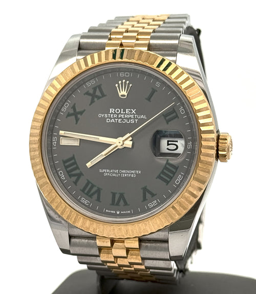 Pre-Owned Rolex Datejust 41mm, 2 tone 18k Yellow Gold Watch, 126333, S16465