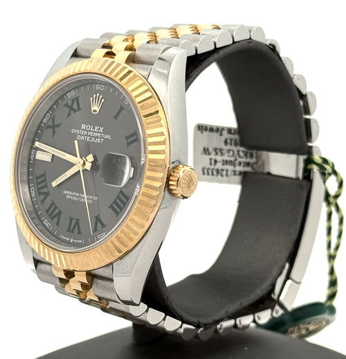 Pre-Owned Rolex Datejust 41mm, 2 tone 18k Yellow Gold Watch, 126333, S16465