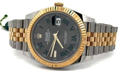 Pre-Owned Rolex Datejust 41mm, 2 tone 18k Yellow Gold Watch, 126333, S16465