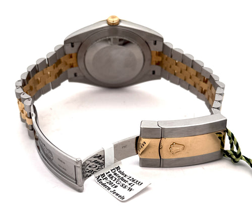 Pre-Owned Rolex Datejust 41mm, 2 tone 18k Yellow Gold Watch, 126333, S16465