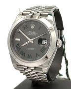 Pre-Owned Rolex Datejust 41mm SS Watch 126300 Smooth bezel, S106464