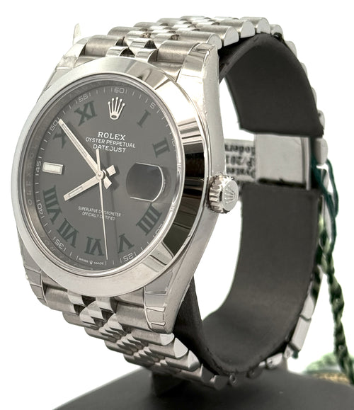 Pre-Owned Rolex Datejust 41mm SS Watch 126300 Smooth bezel, S106464