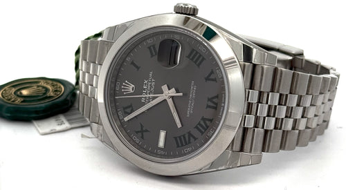 Pre-Owned Rolex Datejust 41mm SS Watch 126300 Smooth bezel, S106464