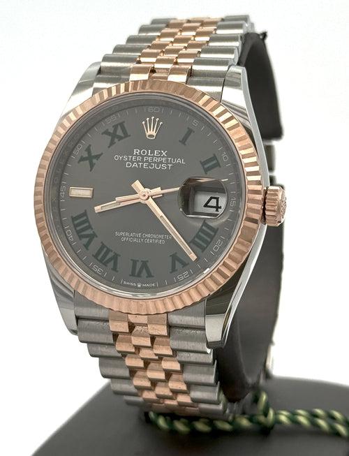 Pre-Owned Rolex Datejust 36mm, 2 tone 18k Rose Gold Watch, 126231, S108374