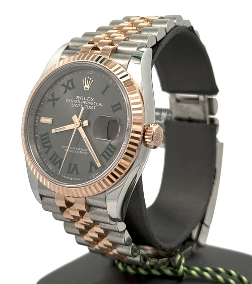 Pre-Owned Rolex Datejust 36mm, 2 tone 18k Rose Gold Watch, 126231, S108374