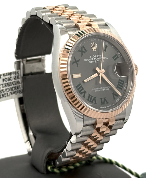 Pre-Owned Rolex Datejust 36mm, 2 tone 18k Rose Gold Watch, 126231, S108374