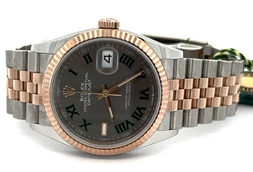 Pre-Owned Rolex Datejust 36mm, 2 tone 18k Rose Gold Watch, 126231, S108374