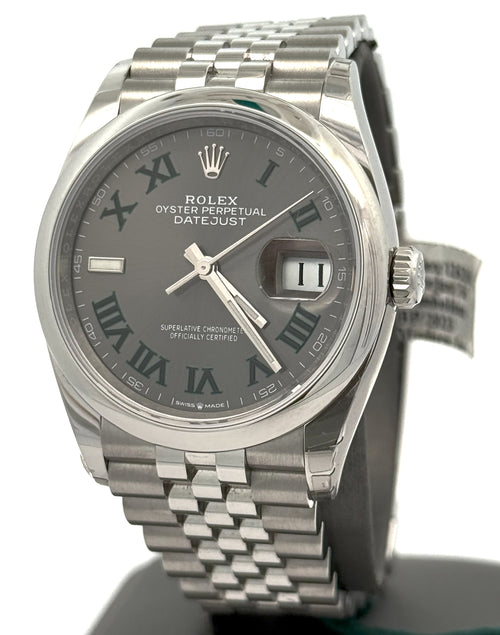 Pre-Owned Rolex Datejust 36mm SS Watch 126200 Smooth bezel, S15809
