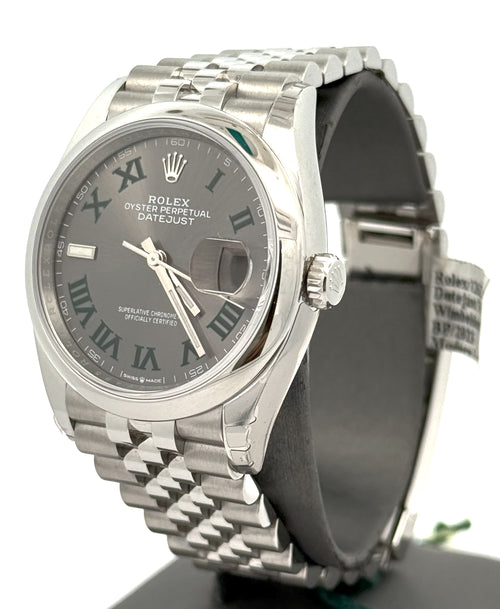 Pre-Owned Rolex Datejust 36mm SS Watch 126200 Smooth bezel, S15809