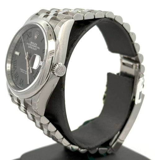 Pre-Owned Rolex Datejust 36mm SS Watch 126200 Smooth bezel, S15809