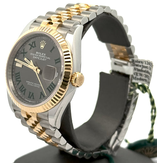 Pre-Owned Rolex Datejust 36mm, 2 tone 18k Yellow Gold Watch, 126233, S15924