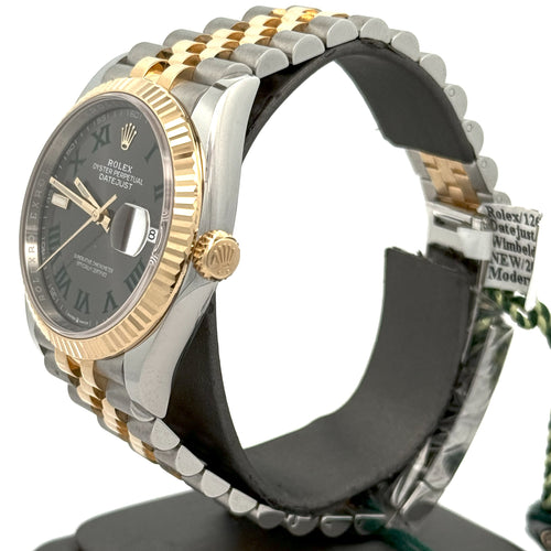 Pre-Owned Rolex Datejust 36mm, 2 tone 18k Yellow Gold Watch, 126233, S15924