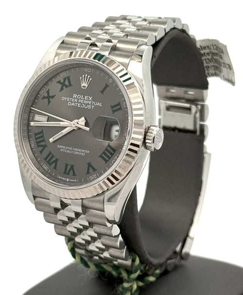 Pre-owned Rolex Datejust 36mm - 126234 - 36mm - Gold Fluted bezel, S15678