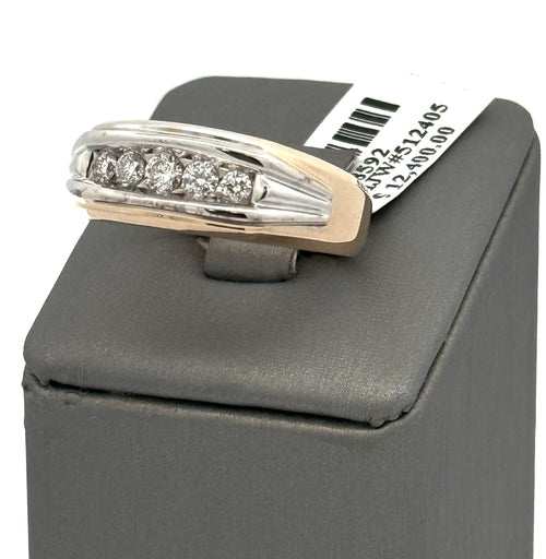 14k Yellow Gold 0.75 CT Diamond Men's Ring, S108592