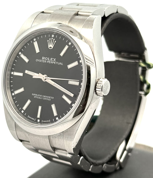 Pre-Owned Rolex Oyster Perpetual 39mm Stainless Steel Watch 114300, S108601
