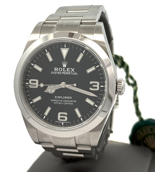 Pre-Owned Rolex Explorer 39mm Stainless Steel Watch 214270, S108475