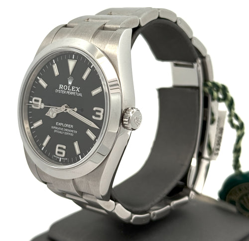 Pre-Owned Rolex Explorer 39mm Stainless Steel Watch 214270, S108475