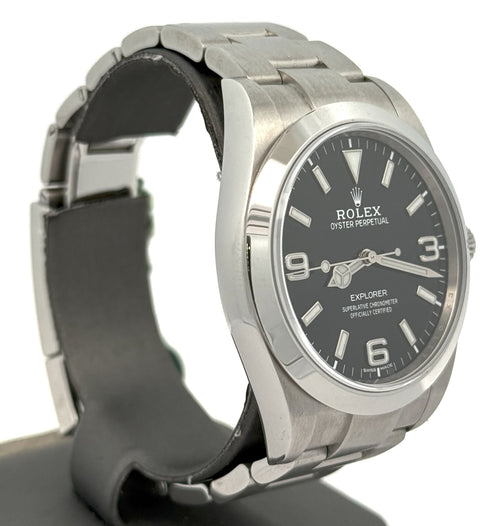Pre-Owned Rolex Explorer 39mm Stainless Steel Watch 214270, S108475