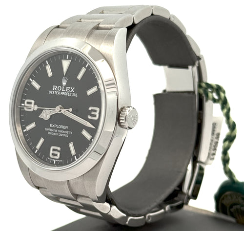 Pre-Owned Rolex Explorer 39mm Stainless Steel Watch 214270, S108475
