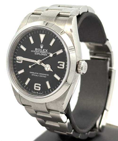 Pre-Owned Rolex Explorer 36mm Stainless Steel Watch 124270, S15722