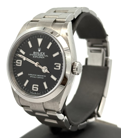 Pre-Owned Rolex Explorer 36mm Stainless Steel Watch 124270, S15722