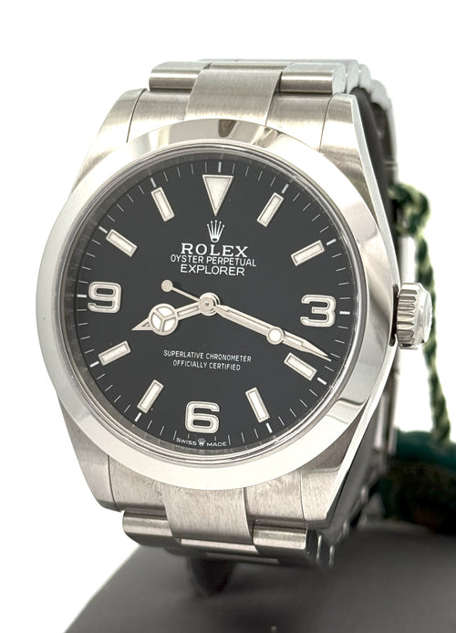 Pre-Owned Rolex Explorer 40mm Stainless Steel Watch 224270, S108600
